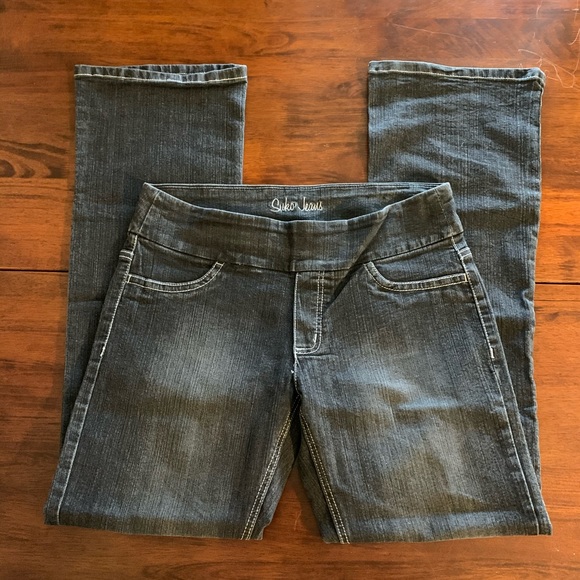 Suko Jeans Mid Rise Pull On Boot Cut Jeans, size 12 - Picture 2 of 6